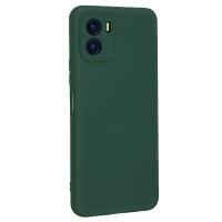 Newface Vivo Y15S Kılıf Nano içi Kadife Silikon - Koyu Yeşil