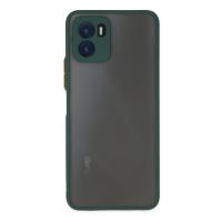 Newface Vivo Y15S Kılıf Montreal Silikon Kapak - Yeşil