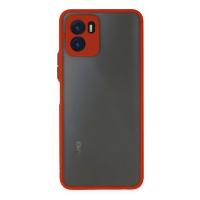 Newface Vivo Y15S Kılıf Montreal Silikon Kapak - Kırmızı