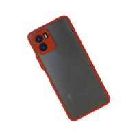 Newface Vivo Y15S Kılıf Montreal Silikon Kapak - Kırmızı