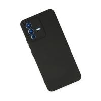 Newface Vivo V23 5G Kılıf Nano içi Kadife Silikon - Siyah