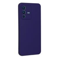 Newface Vivo V23 5G Kılıf Nano içi Kadife Silikon - Mor