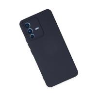Newface Vivo V23 5G Kılıf Nano içi Kadife Silikon - Lacivert