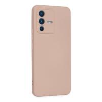 Newface Vivo V23 5G Kılıf Nano içi Kadife Silikon - Pudra