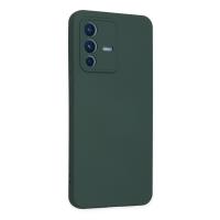 Newface Vivo V23 5G Kılıf Nano içi Kadife Silikon - Koyu Yeşil