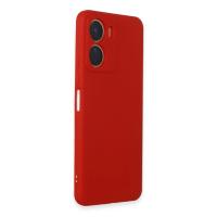 Newface Vivo Y16 Kılıf First Silikon - Kırmızı