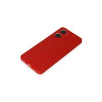 Newface Vivo Y16 Kılıf First Silikon - Kırmızı