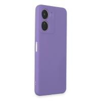 Newface Vivo Y16 Kılıf First Silikon - Lila