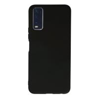 Newface Vivo Y11S Kılıf Nano içi Kadife Silikon - Siyah