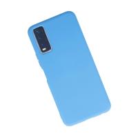 Newface Vivo Y11S Kılıf Nano içi Kadife Silikon - Mavi