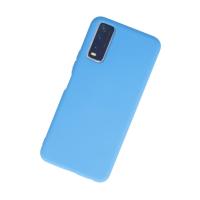 Newface Vivo Y11S Kılıf Nano içi Kadife Silikon - Mavi