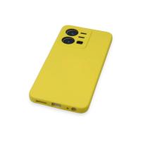 Newface Vivo Y35 Kılıf Nano içi Kadife Silikon - Sarı