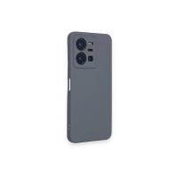 Newface Vivo Y35 Kılıf Nano içi Kadife Silikon - Gri