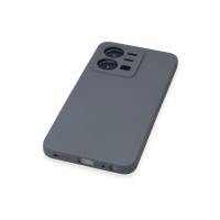 Newface Vivo Y35 Kılıf Nano içi Kadife Silikon - Gri