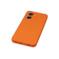 Newface Vivo Y16 Kılıf Nano içi Kadife Silikon - Turuncu