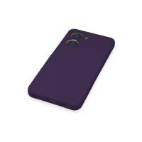 Newface Vivo Y16 Kılıf Nano içi Kadife Silikon - Mor