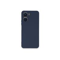 Newface Vivo Y16 Kılıf Nano içi Kadife Silikon - Lacivert