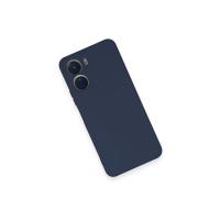 Newface Vivo Y16 Kılıf Nano içi Kadife Silikon - Lacivert