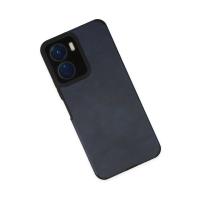Newface Vivo Y16 Kılıf Loop Deri Silikon - Lacivert