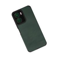 Newface Vivo Y16 Kılıf Loop Deri Silikon - Yeşil