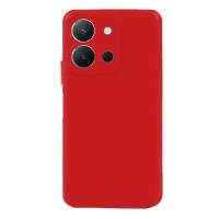 Newface Vivo Y36 Kılıf Nano içi Kadife Silikon - Kırmızı