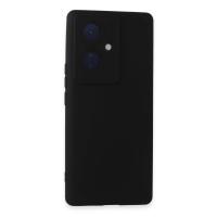 Newface Vivo V29 Lite Kılıf Nano içi Kadife Silikon - Siyah