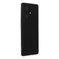 Newface Vivo V29 Lite Kılıf Nano içi Kadife Silikon - Siyah