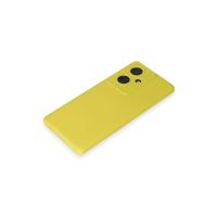 Newface Vivo V29 Lite Kılıf Nano içi Kadife Silikon - Sarı