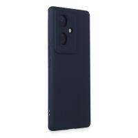 Newface Vivo V29 Lite Kılıf Nano içi Kadife Silikon - Lacivert