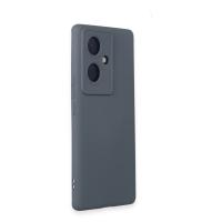 Newface Vivo V29 Lite Kılıf Nano içi Kadife Silikon - Gri