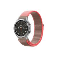 Newface Watch 22mm Hasırlı Cırtcırtlı Kordon - Pembe