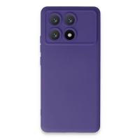 Newface Xiaomi Poco X6 Pro Kılıf Nano içi Kadife Silikon - Mor