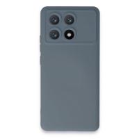 Newface Xiaomi Poco X6 Pro Kılıf Nano içi Kadife Silikon - Gri