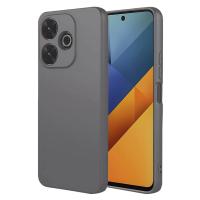 Newface Xiaomi Redmi 13 4G Kılıf Nano içi Kadife Silikon - Gri