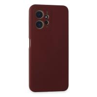 Newface Xiaomi Redmi Note 12 4G Kılıf Nano içi Kadife Silikon - Bordo