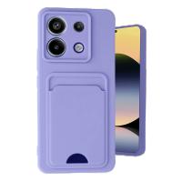 Newface Xiaomi Redmi Note 13 Pro 5G Kılıf Kelvin Kartvizitli Silikon - Lila