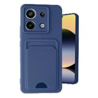 Newface Xiaomi Redmi Note 13 Pro 5G Kılıf Kelvin Kartvizitli Silikon - Lacivert