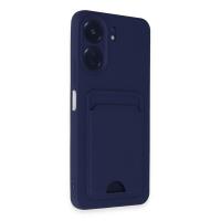 Newface Xiaomi Redmi 13C Kılıf Kelvin Kartvizitli Silikon - Lacivert