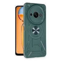 Newface Xiaomi Redmi A3 4G Kılıf Lincoln Silikon - Koyu Yeşil