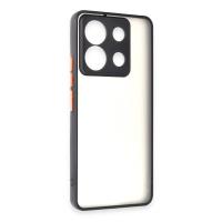 Newface Xiaomi Redmi Note 13 5G Kılıf Montreal Silikon Kapak - Siyah