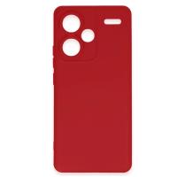 Newface Xiaomi Redmi Note 13 Pro Plus Kılıf Nano içi Kadife Silikon - Kırmızı
