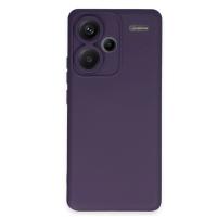 Newface Xiaomi Redmi Note 13 Pro Plus Kılıf Nano içi Kadife Silikon - Mor