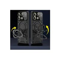 Newface Xiaomi Redmi 13 4G Kılıf Joy Lens Standlı Kapak - Mor