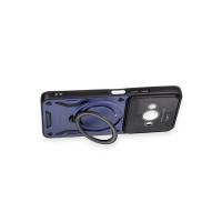 Newface Xiaomi Poco C61 Kılıf Joy Lens Standlı Kapak - Lacivert