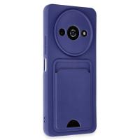 Newface Xiaomi Redmi A3 4G Kılıf Kelvin Kartvizitli Silikon - Lacivert