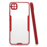 Newface Xiaomi Redmi 9C Kılıf Platin Silikon - Kırmızı