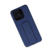 Newface Xiaomi Redmi 10C Kılıf Mega Standlı Silikon - Mavi