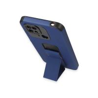 Newface Xiaomi Redmi 10C Kılıf Mega Standlı Silikon - Mavi
