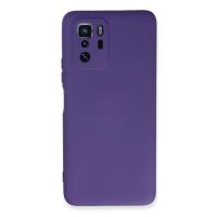 Newface Xiaomi Poco X3 GT Kılıf Nano içi Kadife Silikon - Mor