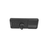 Newface Xiaomi Mi 12T Pro Kılıf Pars Lens Yüzüklü Silikon - Siyah